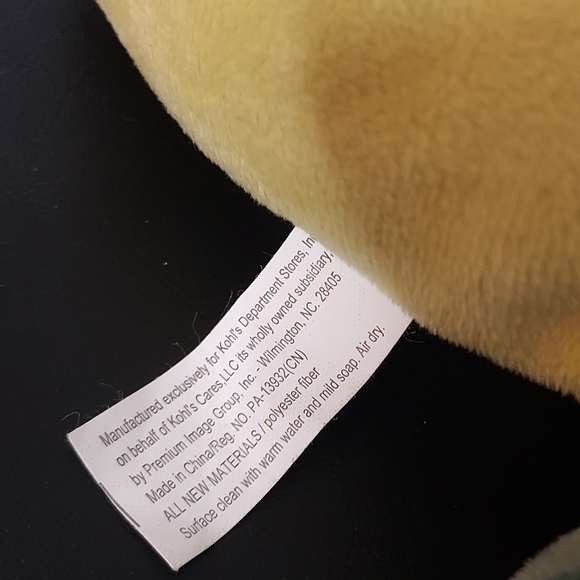 Kohl's Cares For Kids Green/Yellow Iguana Reptile Plush Stuffed Animal 21in - Picture 7 of 8